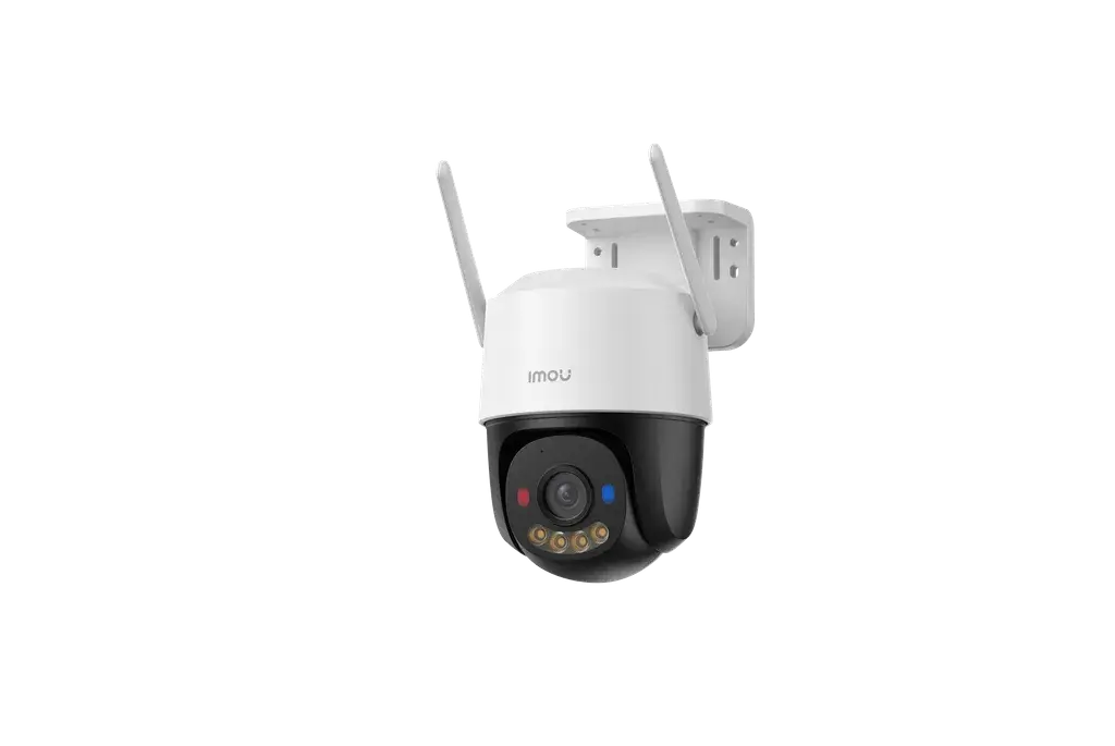 IPC-K7FN-5H0WE. Cámara Imou CRUISER SC 5MP tipo PT Visión nocturna en color inteligente detección humana IR de hasta 30m luces de advertencia azul y rojas